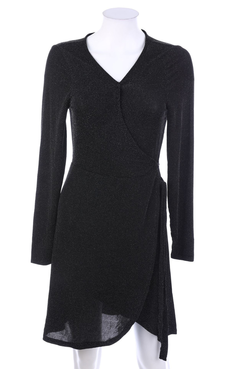 FB SISTER - Kleid in Wickel-Optik mit Glitzer - L