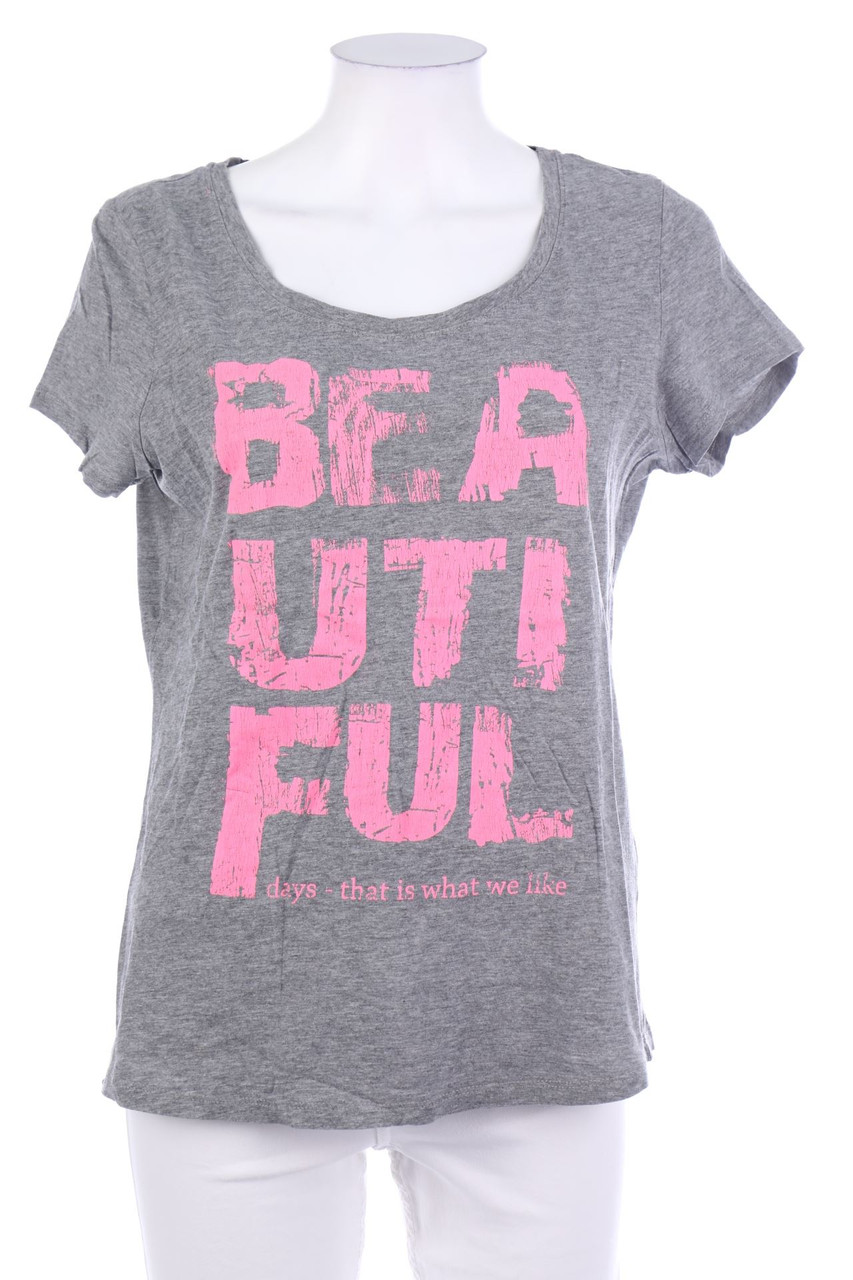 Street One - Kurzarm-Shirt mit Print - L