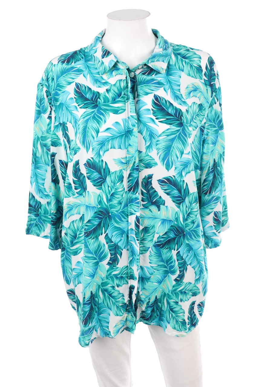 H&M - Hemd-Bluse mit 3/4-Ärmel aus Viskose - 50