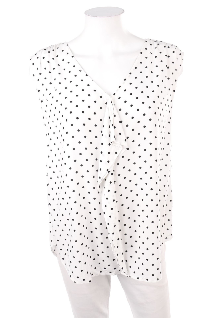 ESPRIT - Blusentop mit Punkten - M