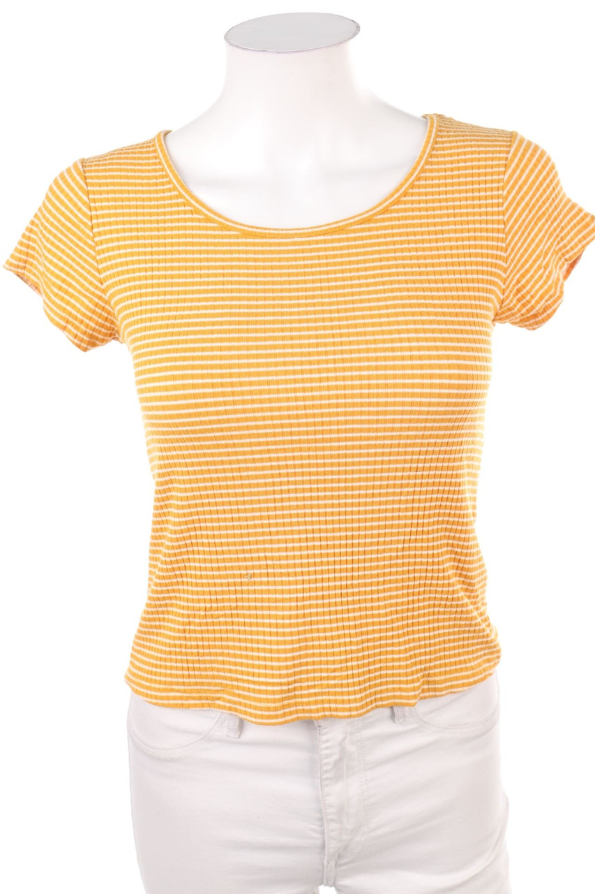 C&A - Kurzarm-Shirt mit Streifen - S