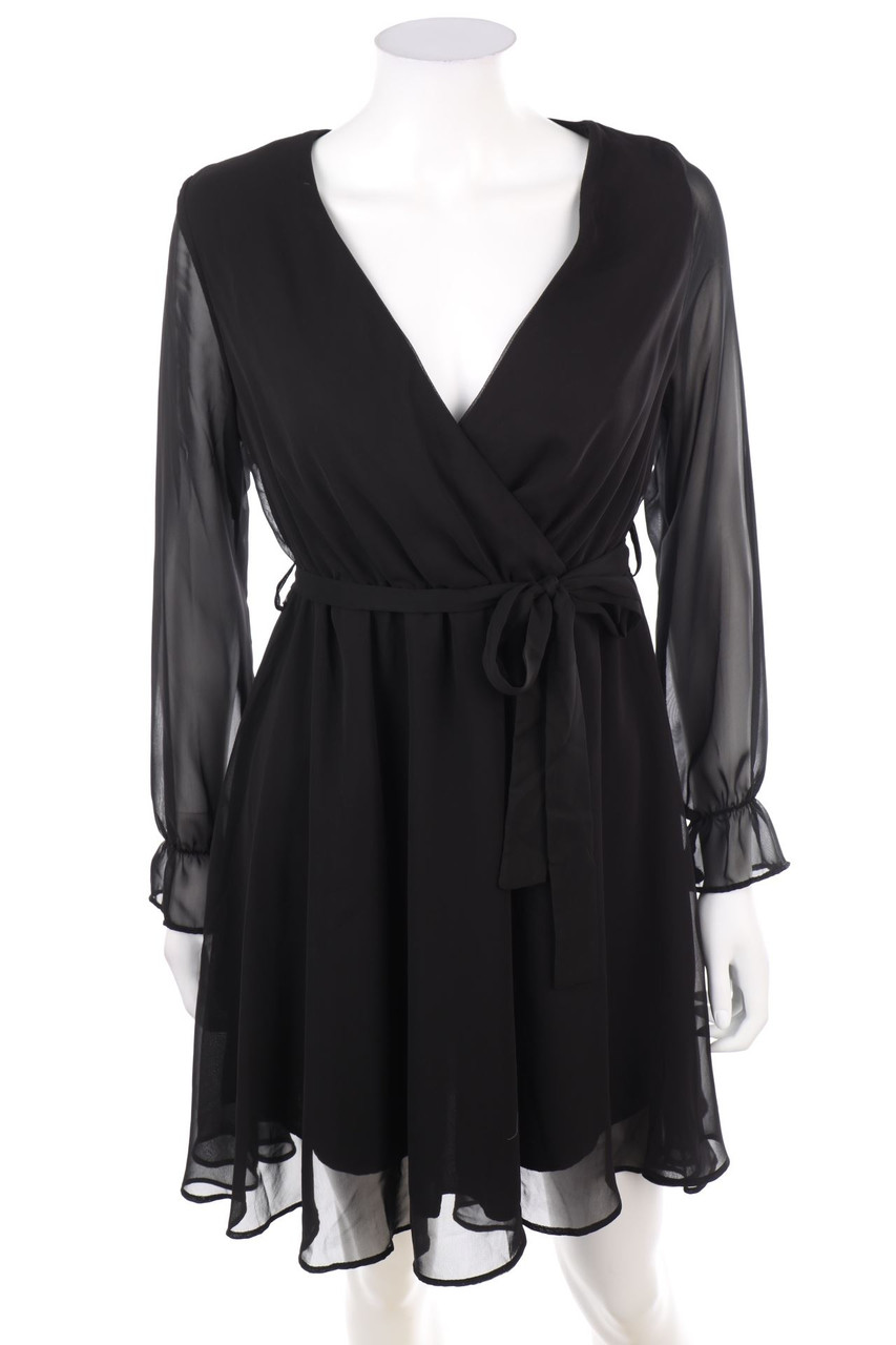 SECONDHAND - Chiffon-Cocktailkleid - S