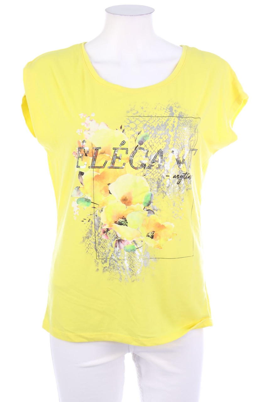 MONTEGO - Kurzarm-Shirt mit Print - XS