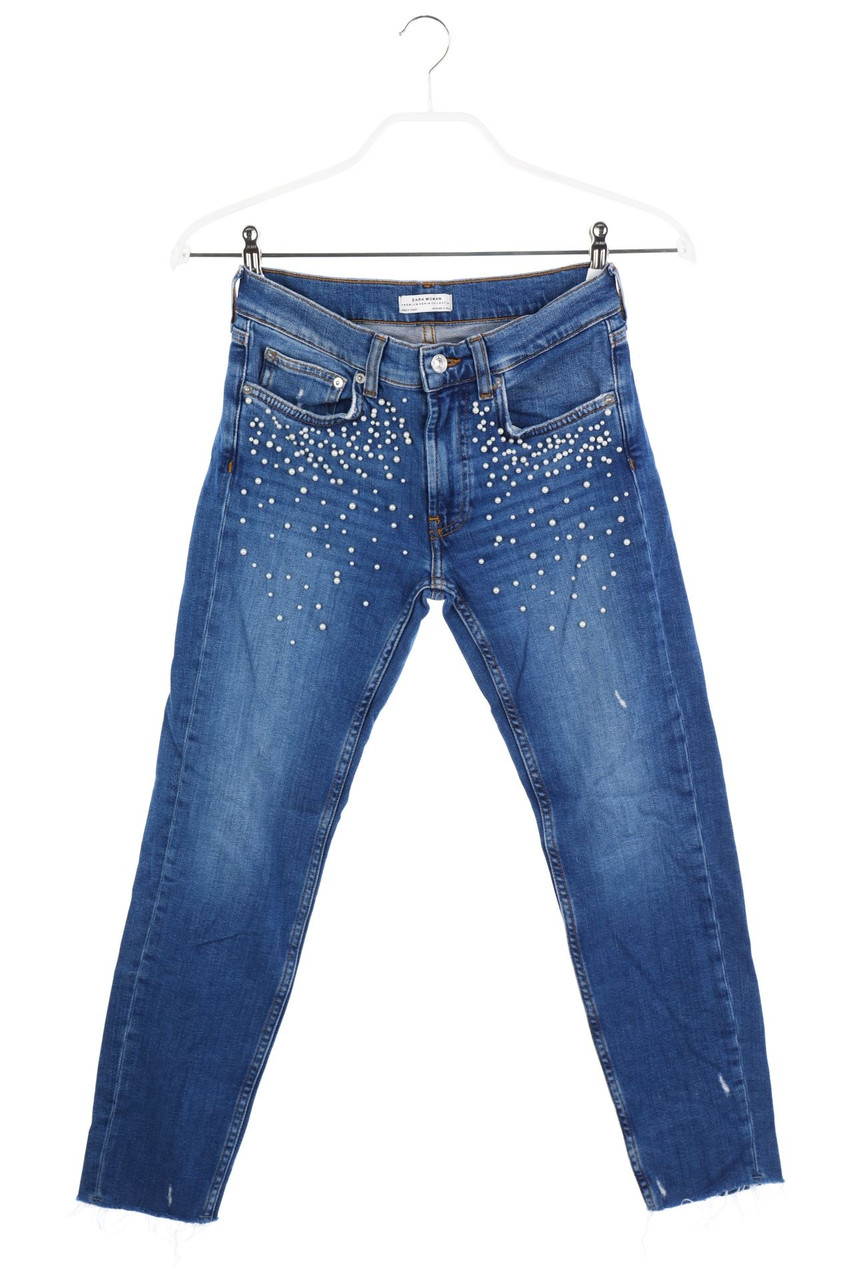 ZARA - Jeans mit Perlen - XS