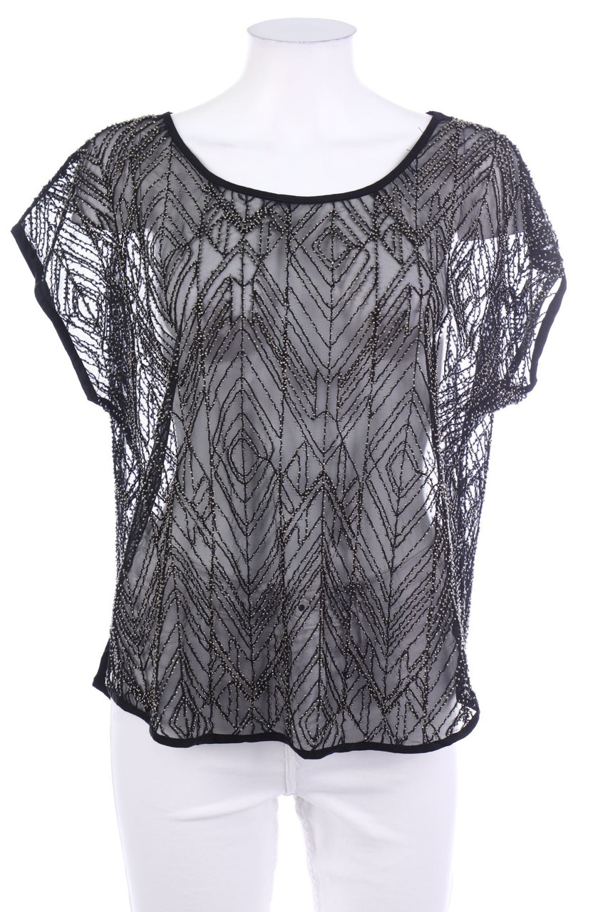 NILE atelier - Kurzarm-Bluse - S