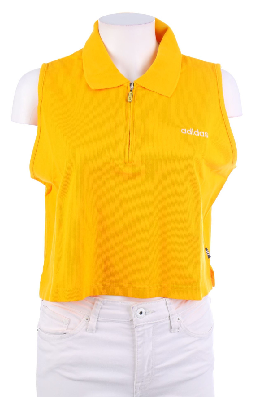 adidas - ärmelloses Polo-Shirt - XL