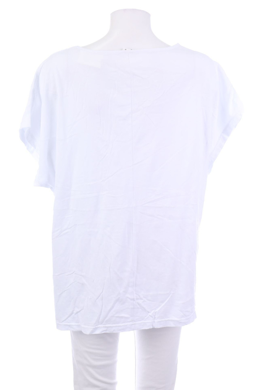 Ohne Label - Kurzarm-Shirt aus Baumwolle - 52