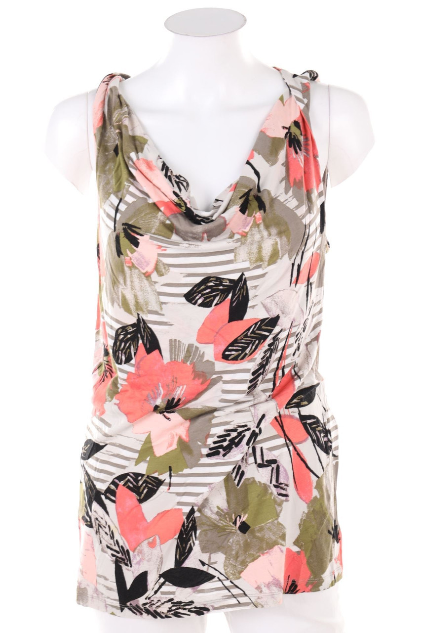 GERRY WEBER - Blusentop mit Wasserfall-Ausschnitt - D 44