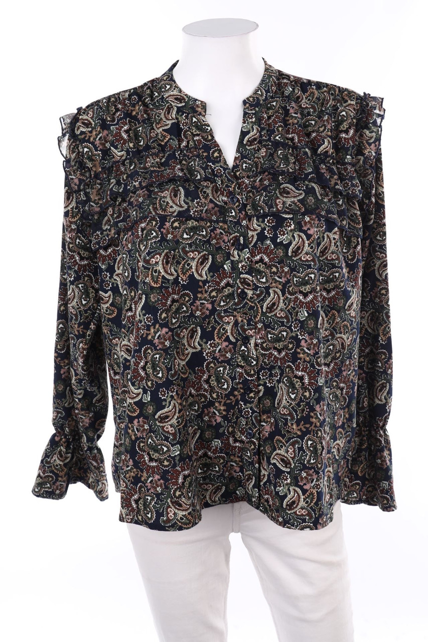 AMISU - Volant-Bluse - S