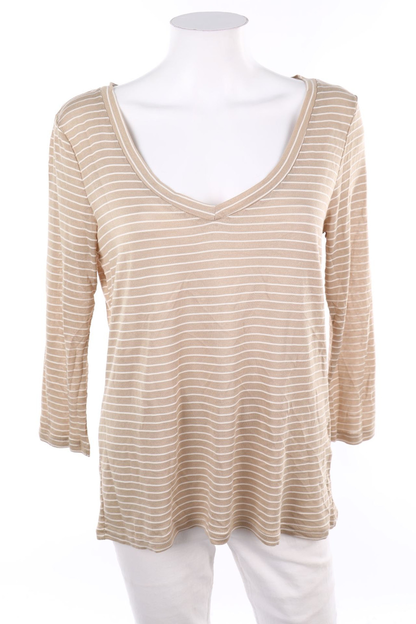 ONLY - Longsleeve-Shirt mit Streifen - S