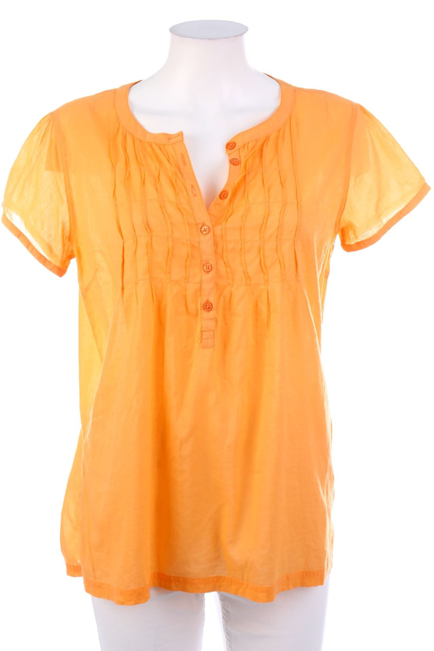 manguun - Baumwoll-Kurzarm-Bluse - M