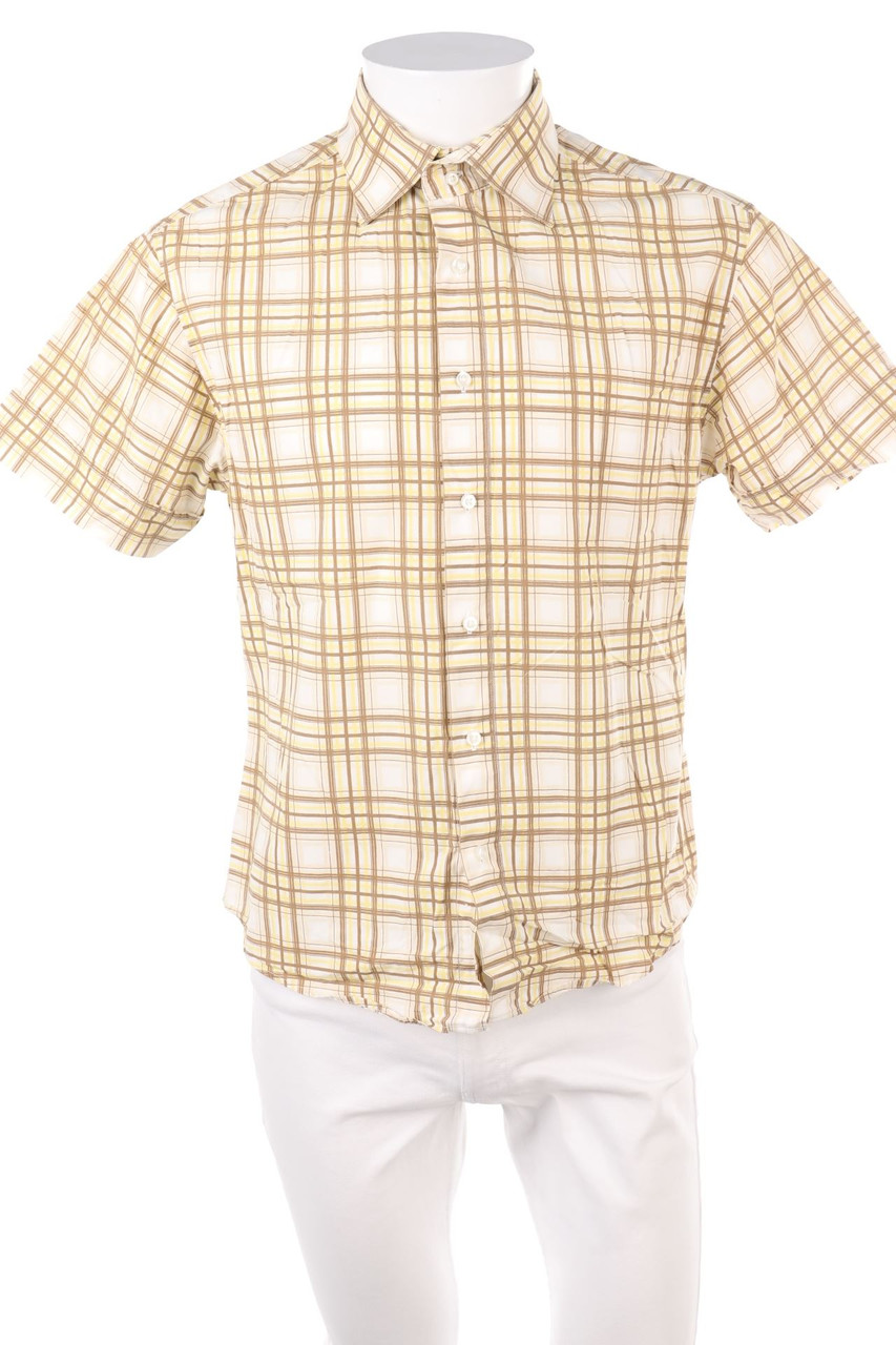 C&A - Kurzarm-Hemd mit Karo-Muster - L