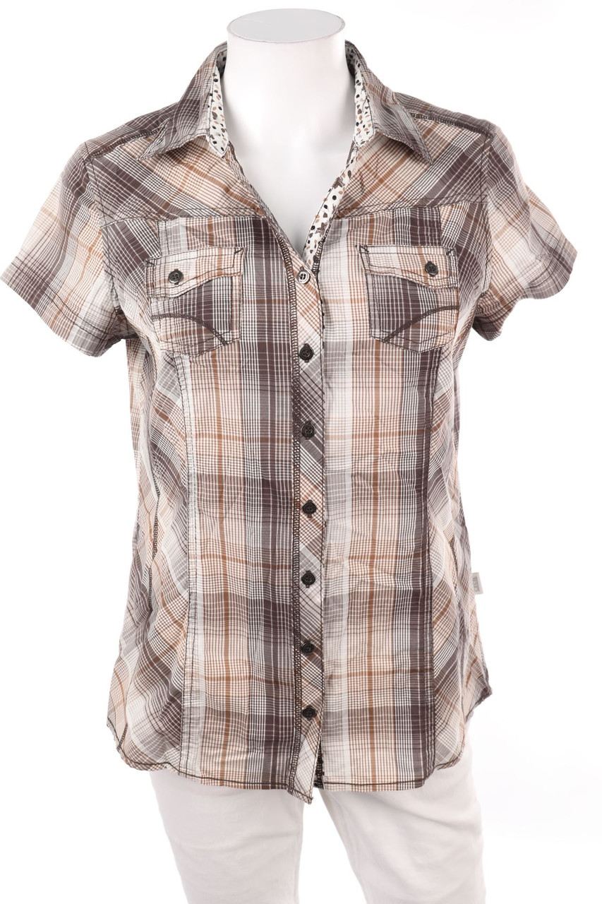 CECIL - Hemd-Bluse mit kurzem Ärmel - S