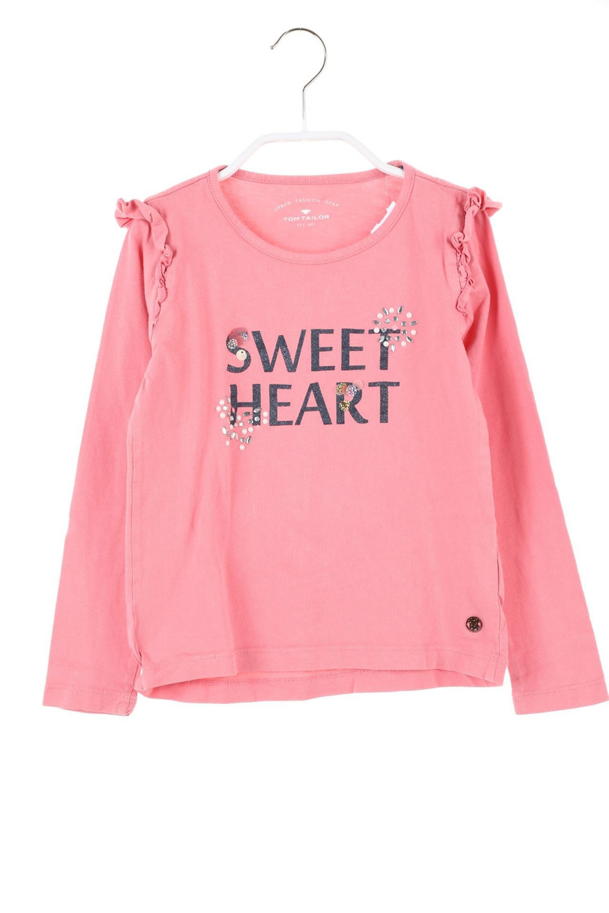 TOM TAILOR - T-Shirt mit Strass-Steinen - 116