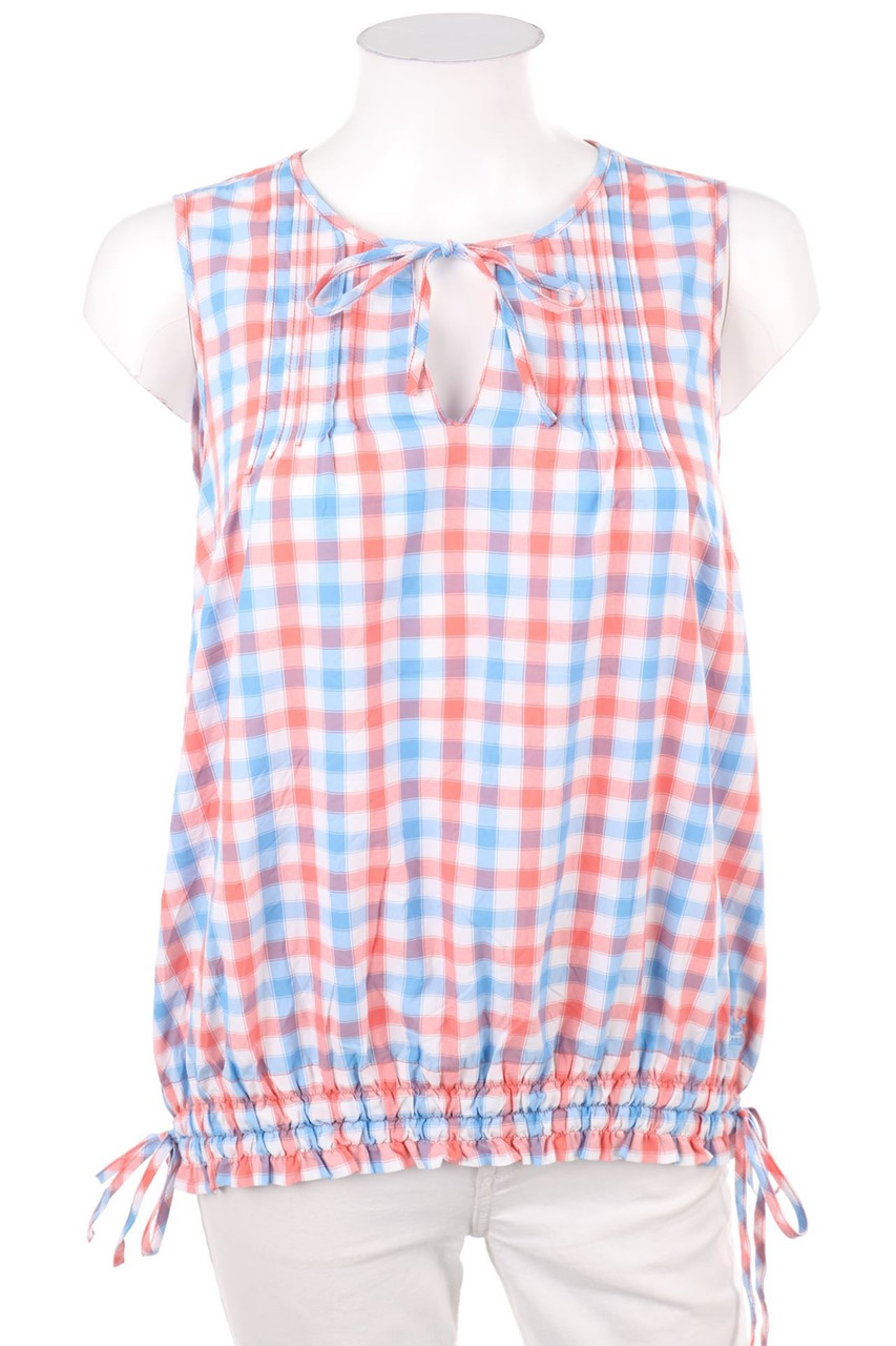 SALEWA - Blusentop mit Karo-Muster - M