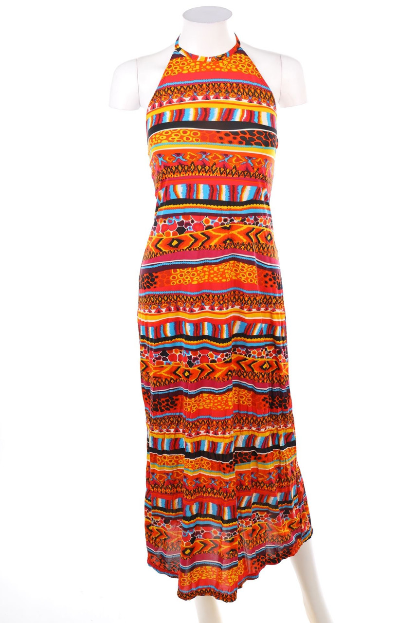 Soraya - Neckholder-Maxi-Kleid - S