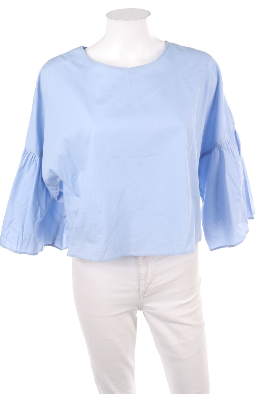 ZARA - Volant-Bluse - L