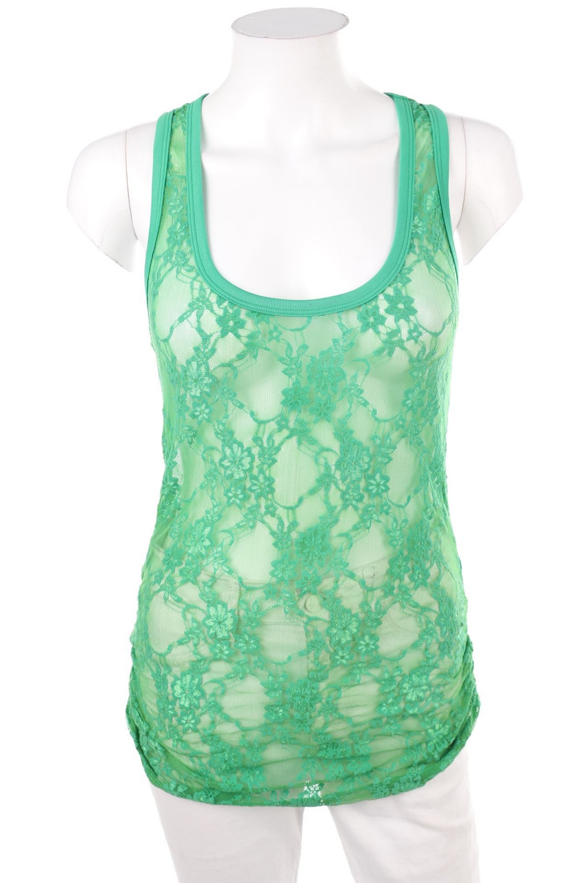 SECONDHAND - Spitzen-Top - XS