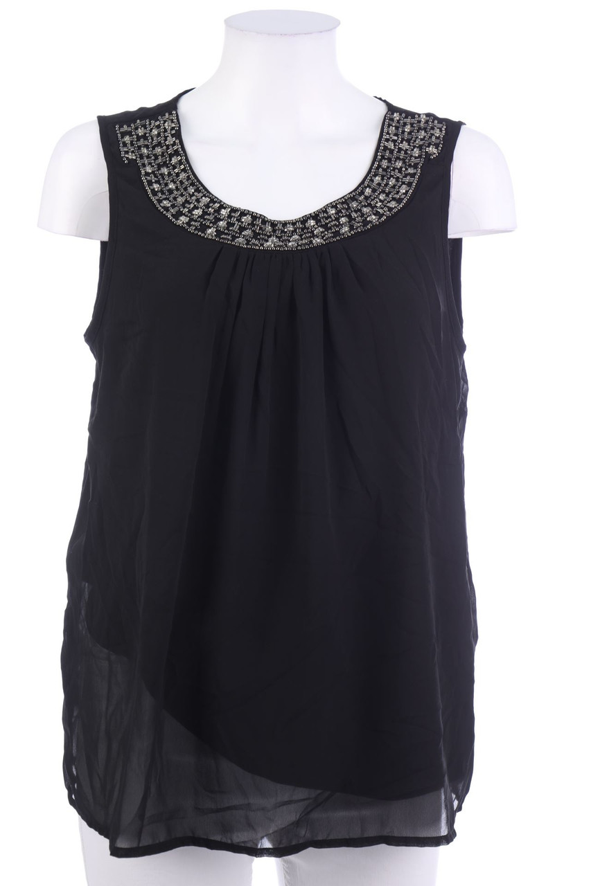 VERO MODA - Tanktop mit Perlen - L