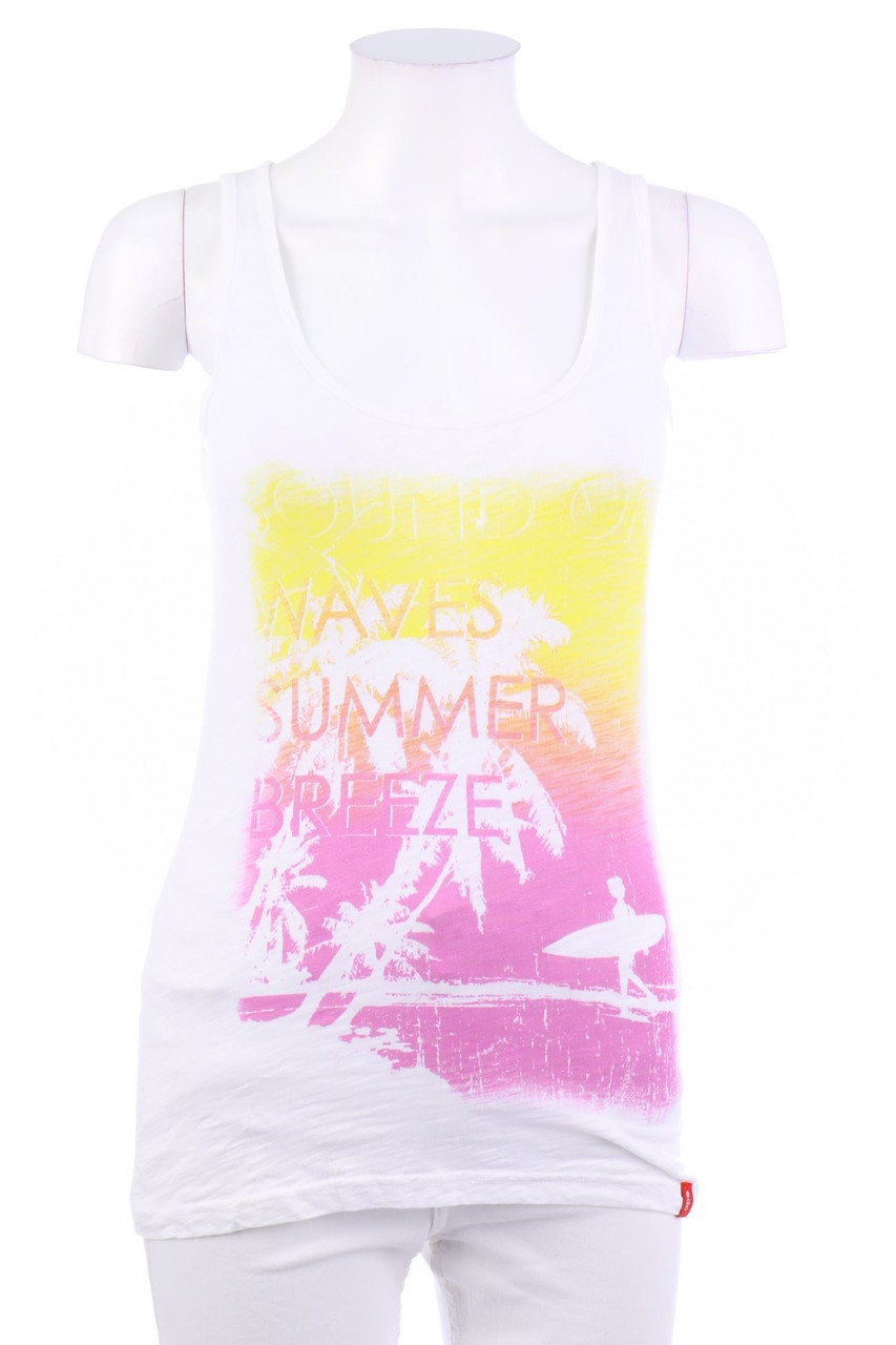 ESPRIT - Top aus Baumwolle - S