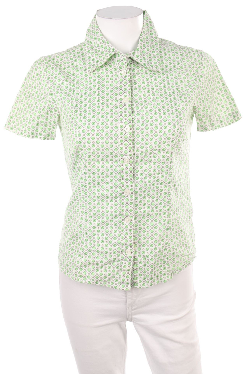 VERO MODA - Hemd-Bluse mit kurzem Ärmel aus Baumwolle - S