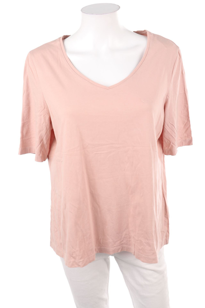 TAIFUN - Basic-Kurzarm-Shirt aus Baumwolle - 2XL