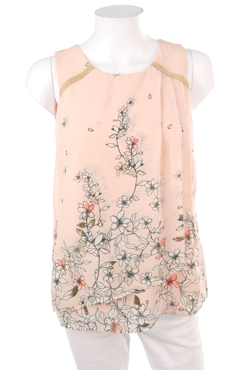 VERO MODA - Blusentop mit Blumen-Print - S
