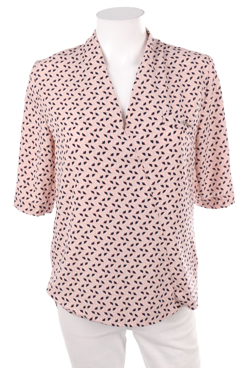 La Pierre - Bluse mit Print - L