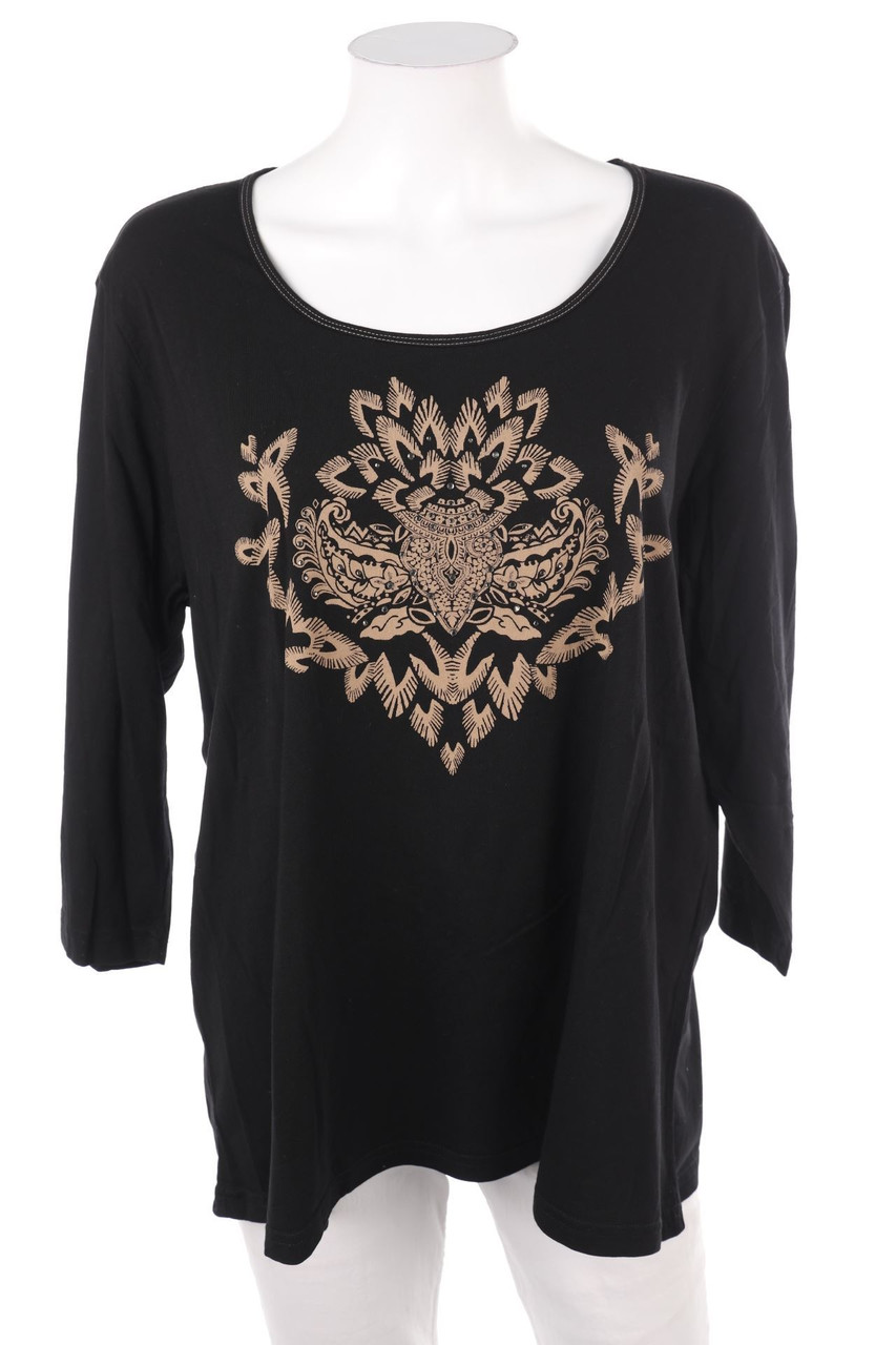 GERRY WEBER - 3/4-Arm-Shirt mit Print - XXXXL