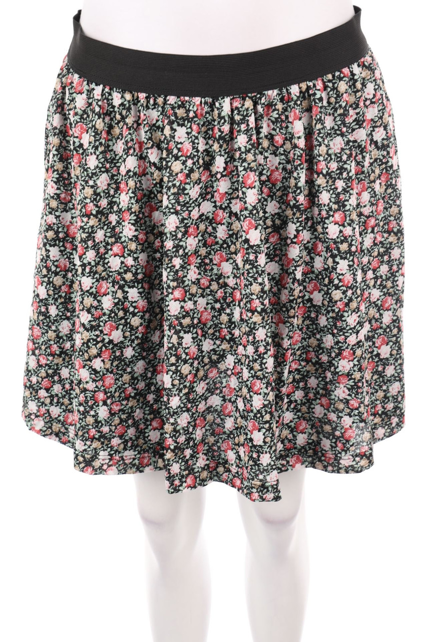 ONLY - Rock mit Blumen-Print - L