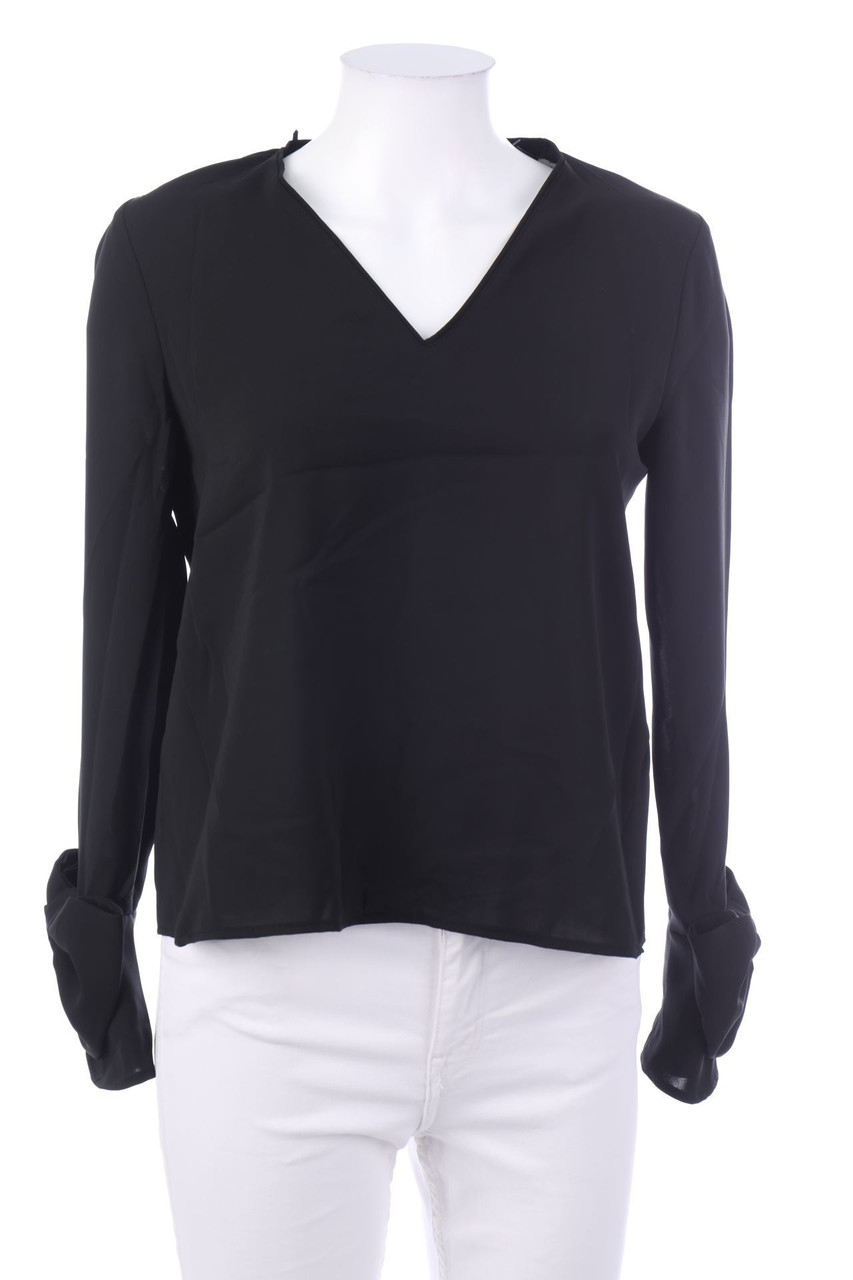 Ohne Label - Bluse mit Schleife - M