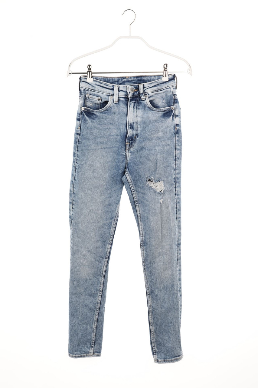 H&M - Distressed Skinny-Jeans - XS