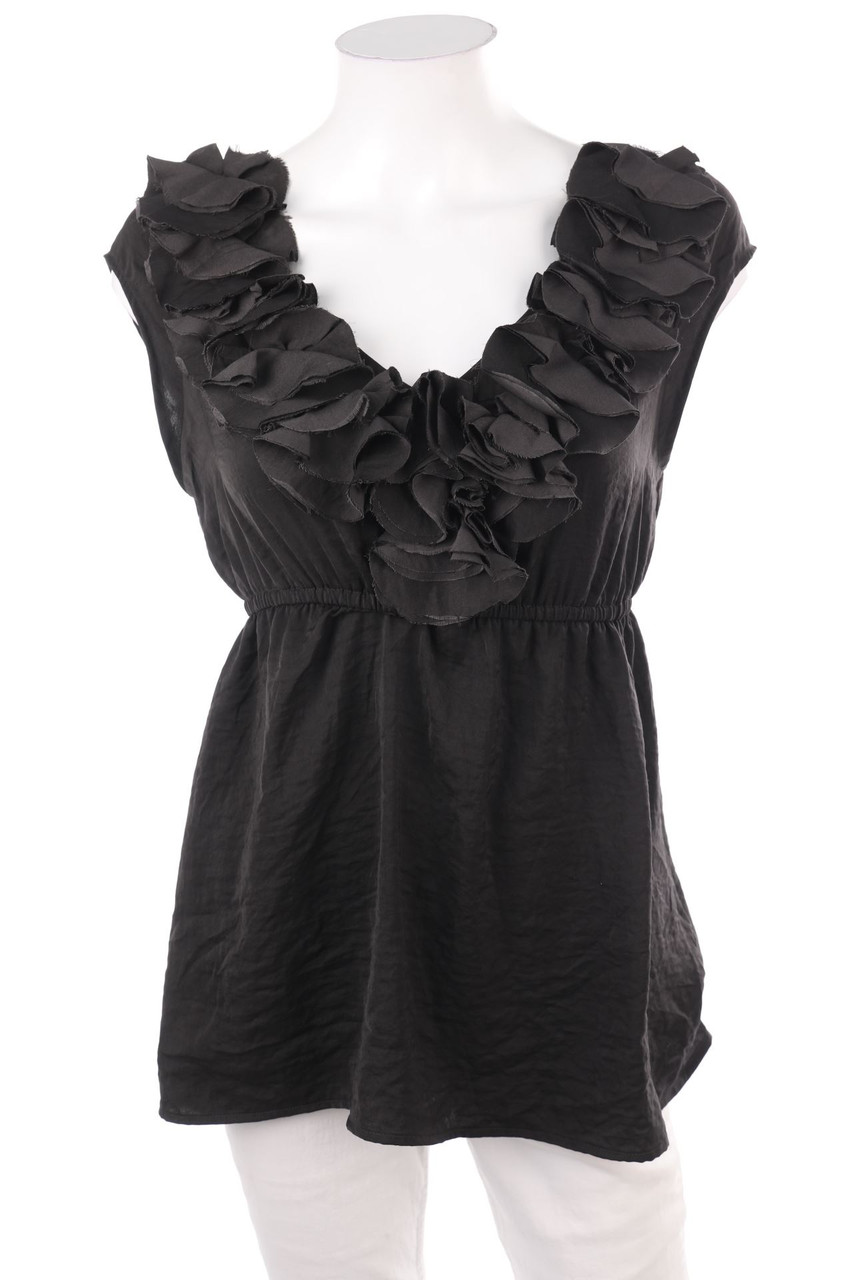 H&M - Blusentop mit Applikationen - S