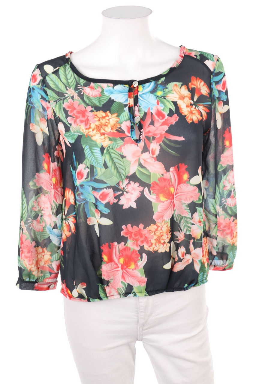 Y.Yendi - Bluse mit 3/4-Ärmel mit Blumen-Print - S