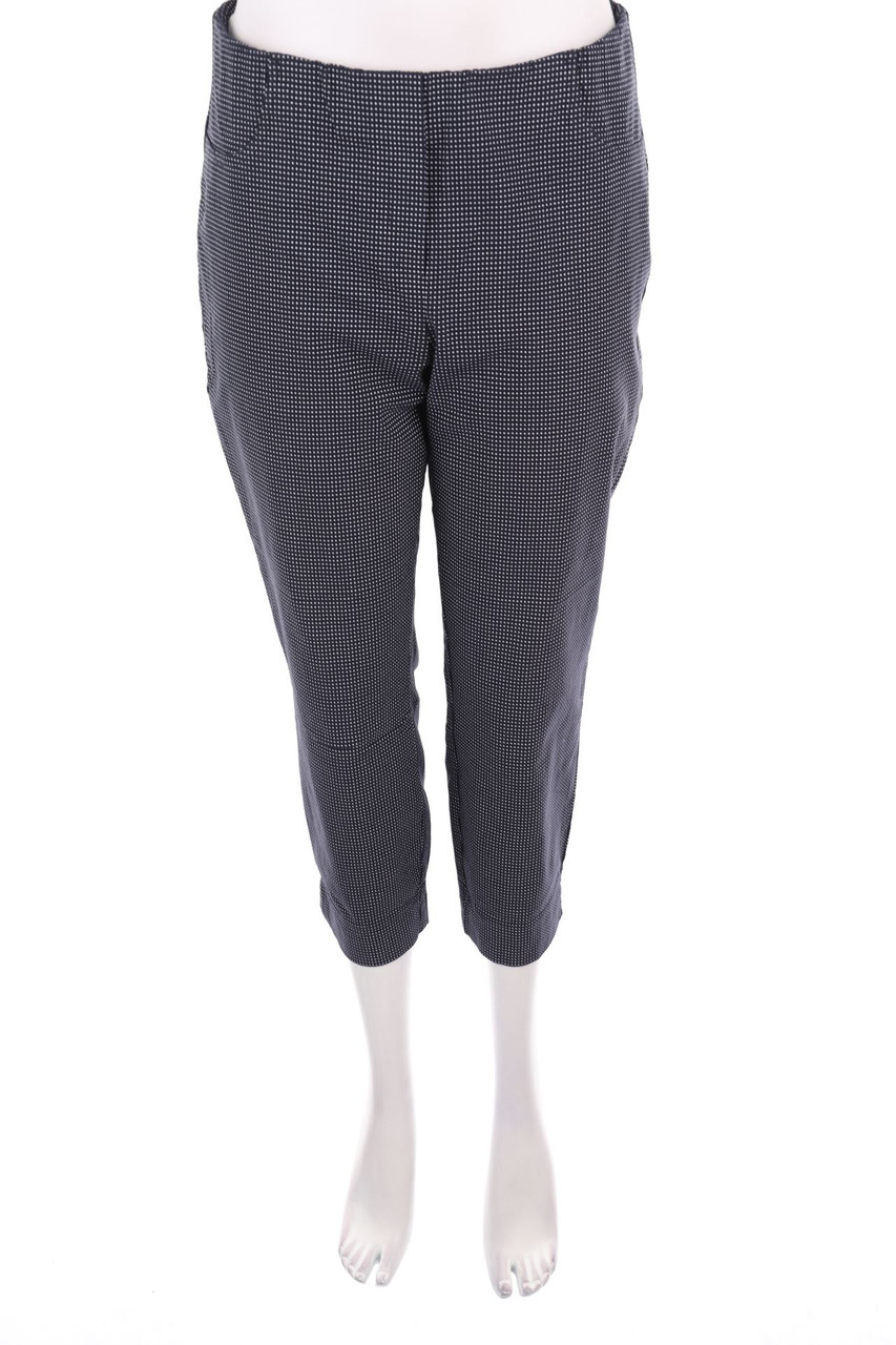 Stehmann - Cropped-Hose mit Punkten - M