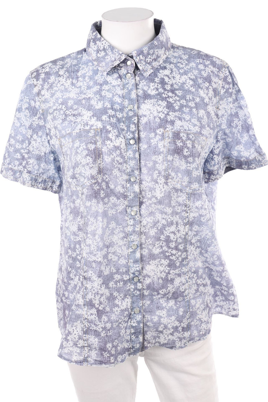 GERRY WEBER - Kurzarm-Bluse - D 42