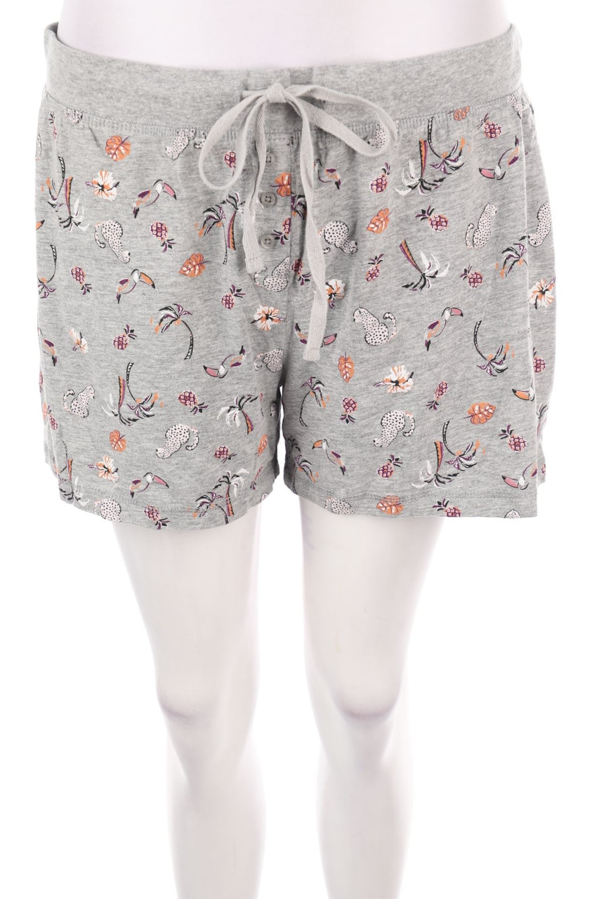 esmara - Shorts mit Blumen-Print - L