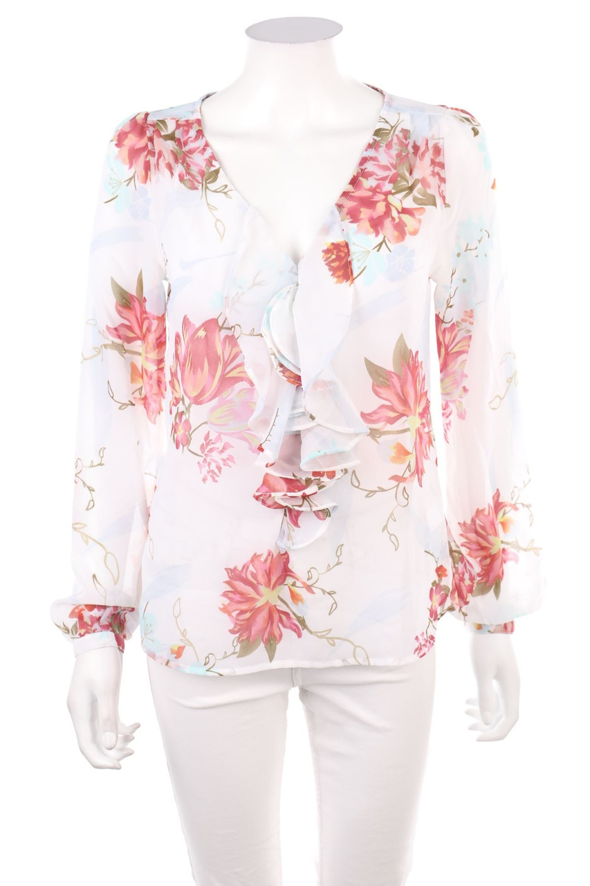 LA REDOUTE - Volant-Bluse mit Blumen-Print - XS