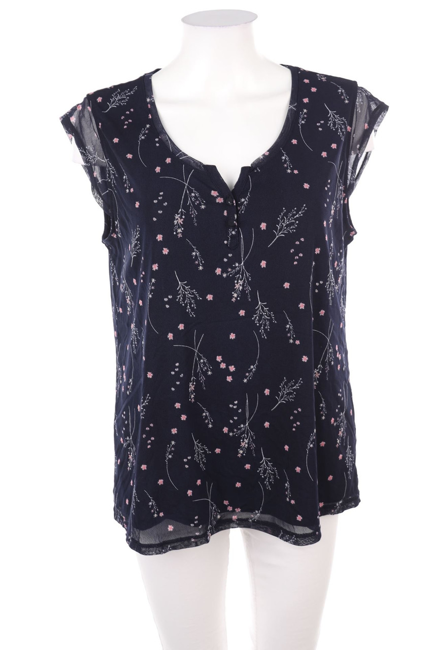 s.Oliver - Blusentop mit Blumen-Print - XL