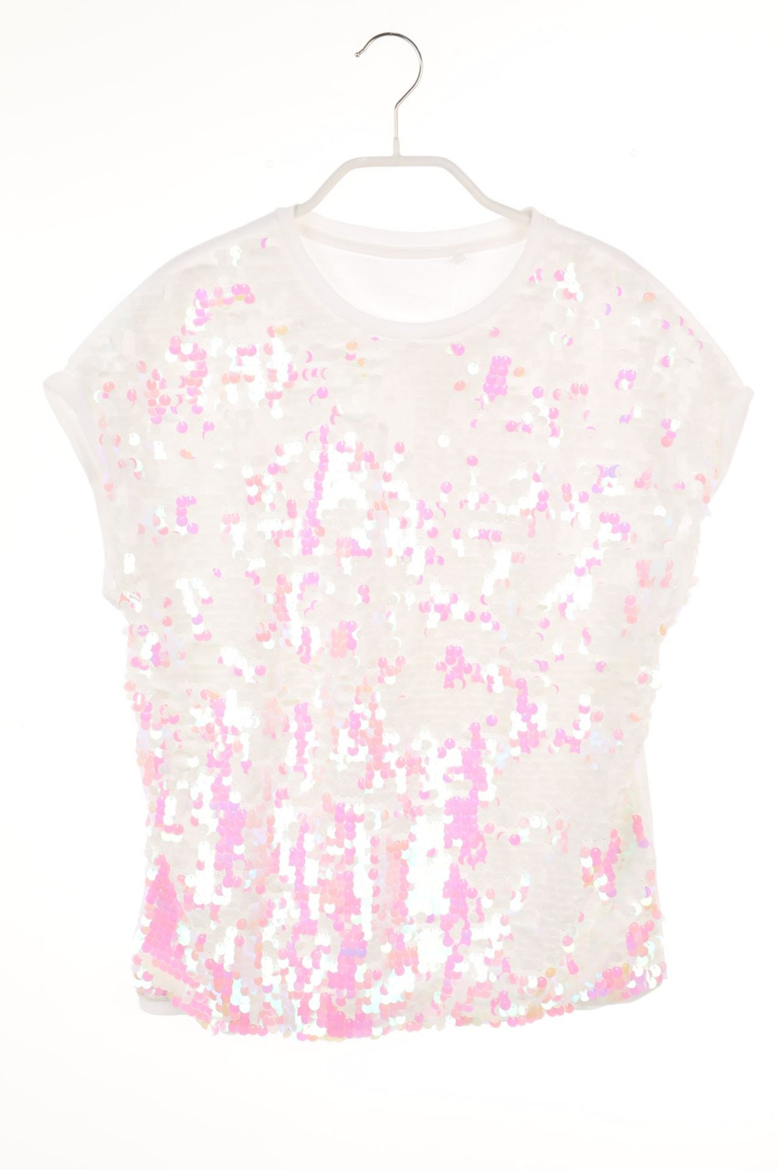 here+there C&A - T-Shirt mit Pailletten - 158