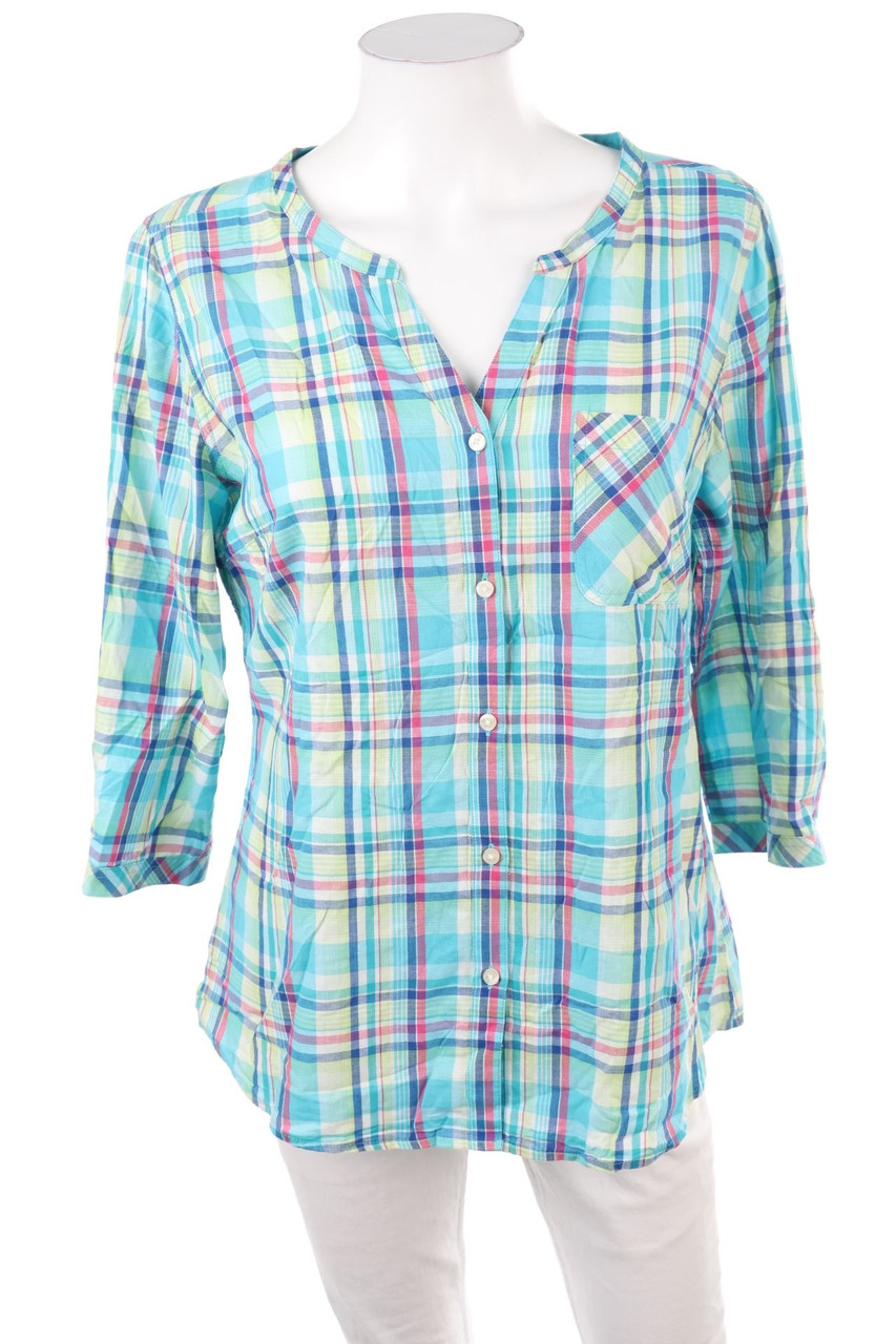 MONTEGO - Hemd-Bluse mit 3/4-Ärmel - L