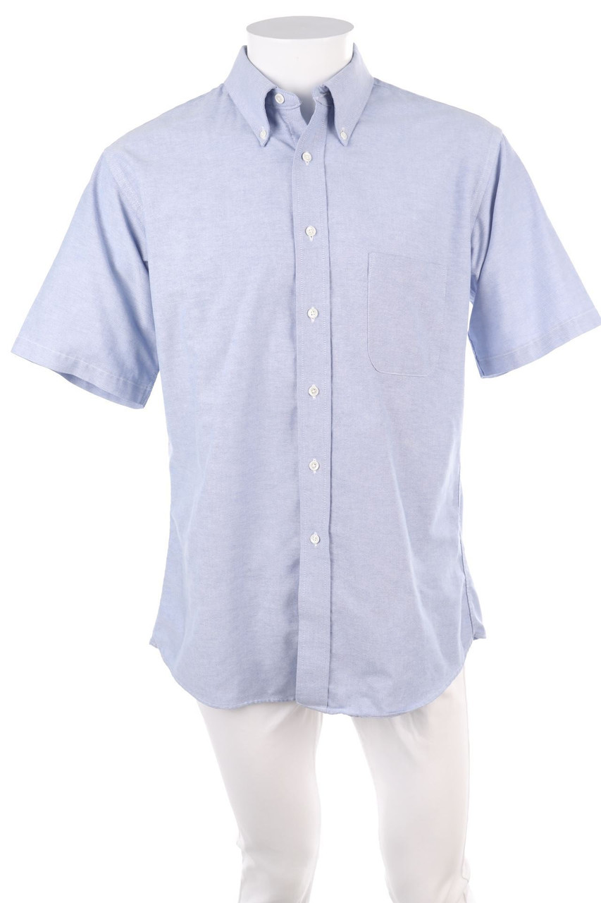 STAFFORD - Kurzarm-Hemd mit Button-down-Kragen - 42