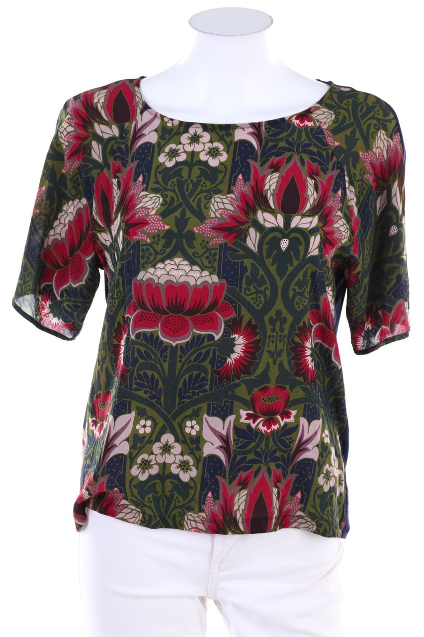 Max Mara WEEKEND - Kurzarm-Shirt mit Blumen-Print - L