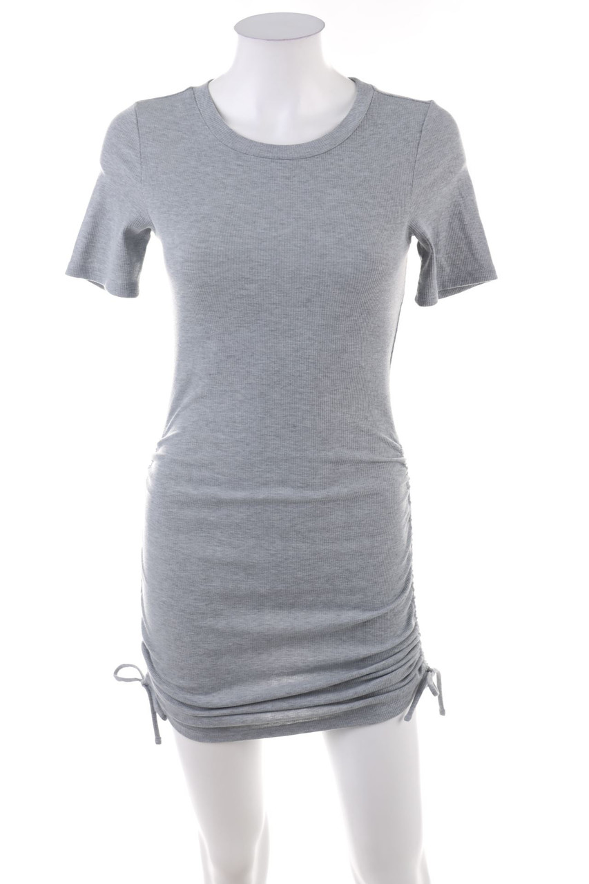 H&M - Midikleid mit Raffungen - XS