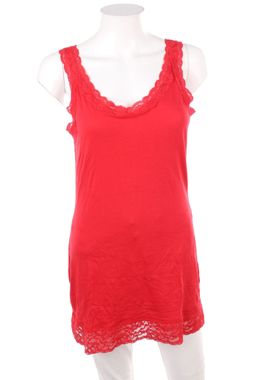 Street One - Tanktop mit Spitze - M