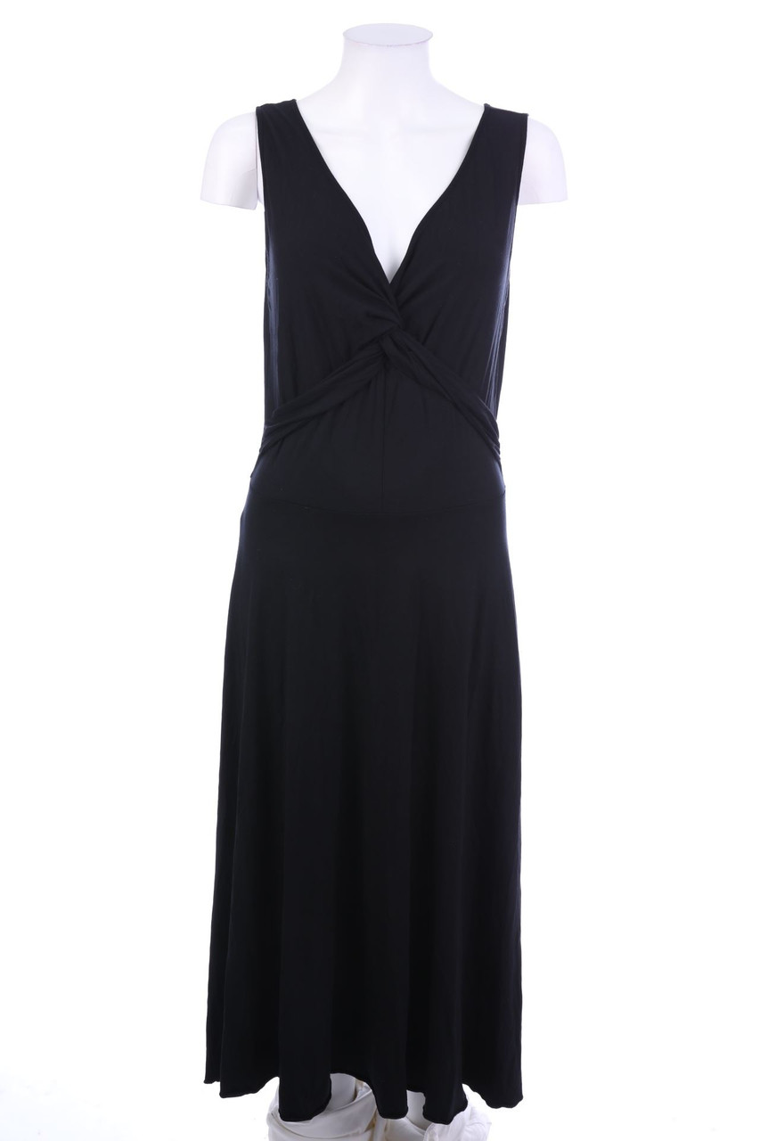 Ohne Label - Midikleid mit Drapierung - L