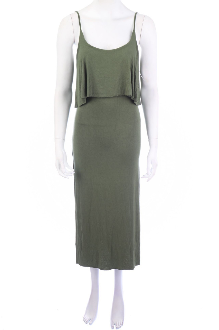 Ohne Label - Maxi-Kleid im Layer Look - S