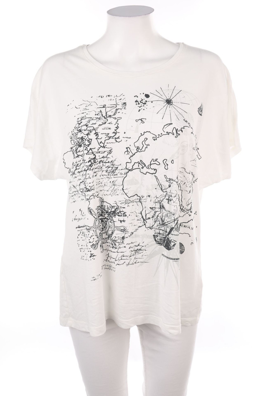 TCHIBO - Kurzarm-Shirt mit Print - 2XL