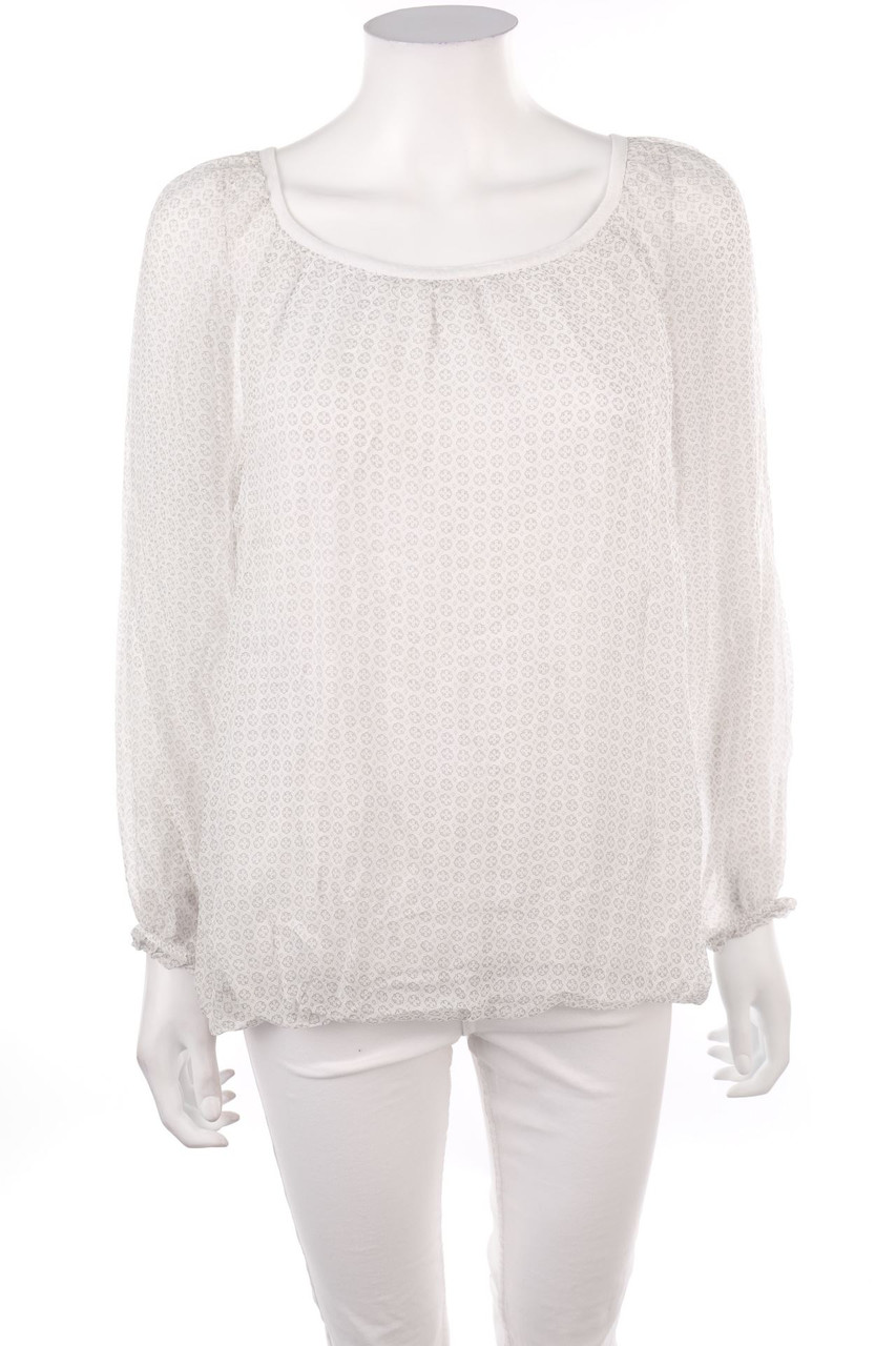 Ohne Label - Bluse mit Seide - L