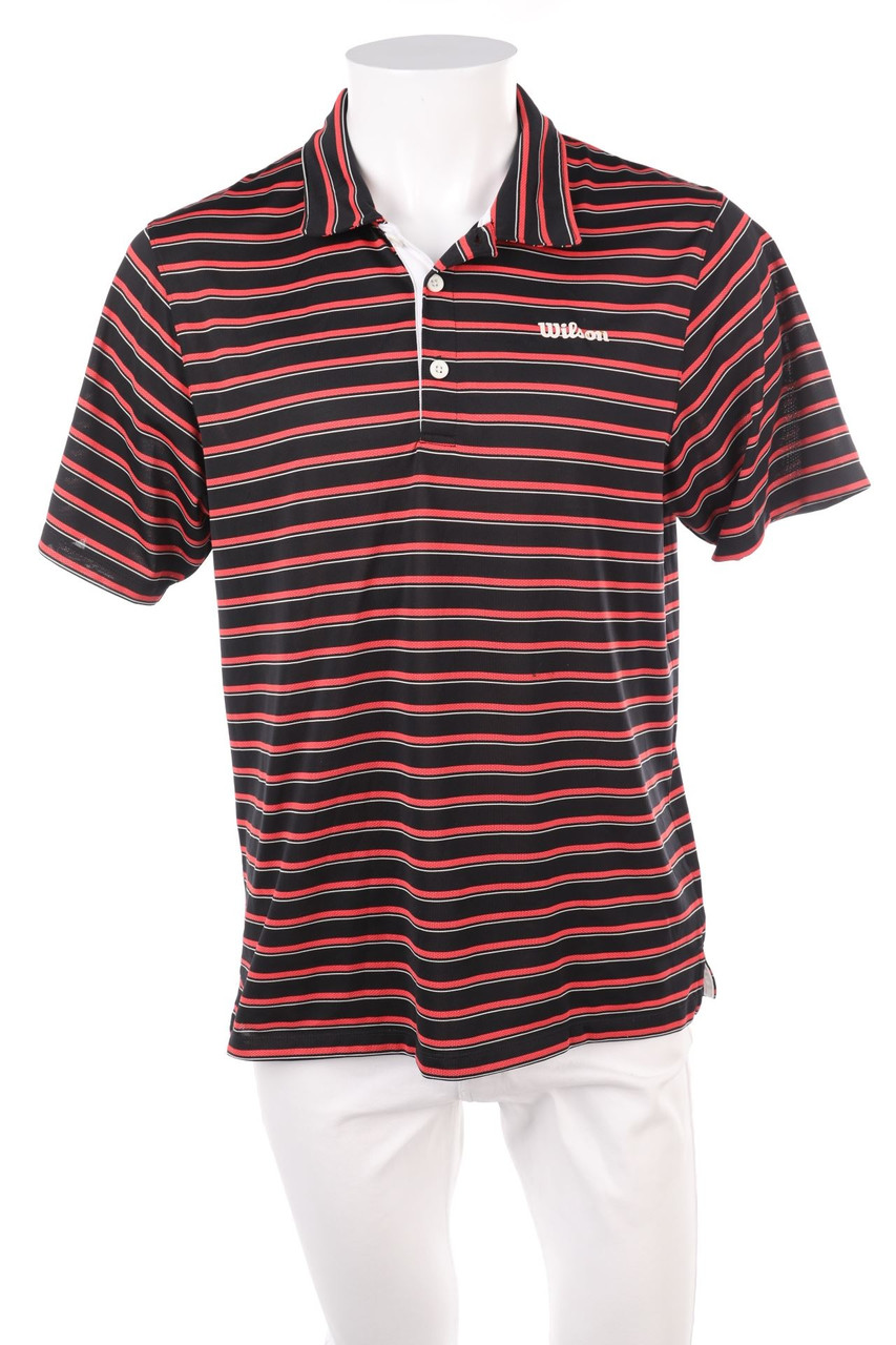 Wilson - Poloshirt mit Streifen - L